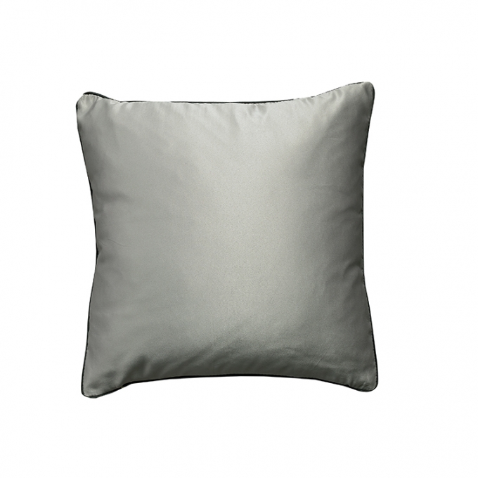 Fashion Polyester Plain Grey Pillow Cover For Ad Promotion