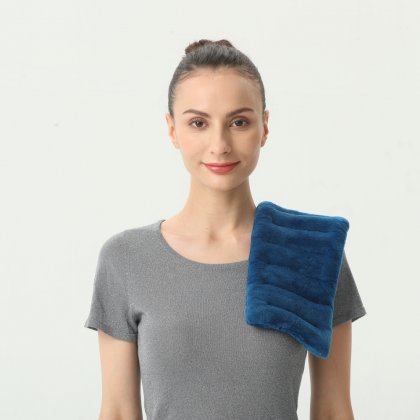 China Factory Supply Heat and Ice Scented Reusable MicrowaveTherapy Neck and Shoulders Heating Wrap Wholesale