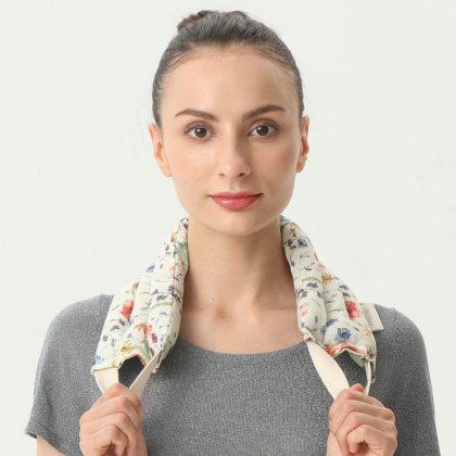 Custom Multi Purpose Microwavable Heat Therapy Neck and Shoulder Wrap For Brand OEM and ODM