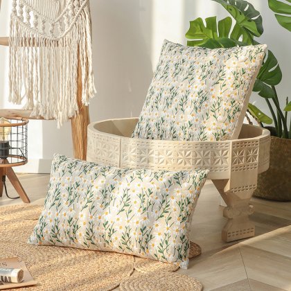 Wholesale New Living Room Square Nordic Embroidered Light Luxury Linen Pillow Cover
