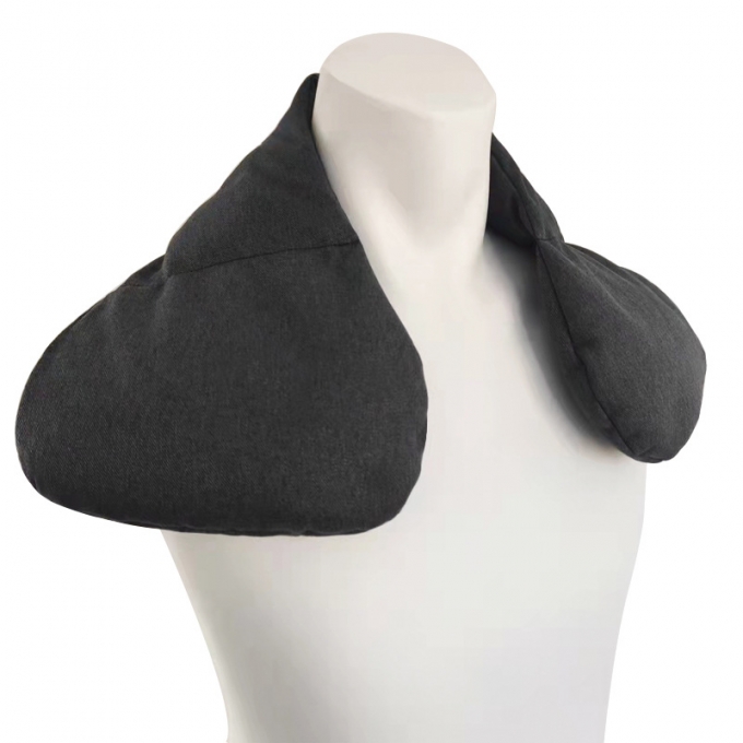 Custom Hot and Cold Therapy Polyester Cotton Lavender Herbal Aroma Microwavable Stuff Neck and Shoulders Pillow Distributor