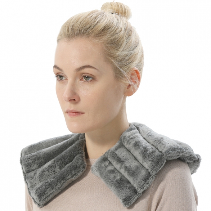 Bulk Order Health Care Products Neck And Shoulder Wrap Wheat Lavender And Flaxseed Bag Heating Pad Microwavable For Pain Relief Wholesale