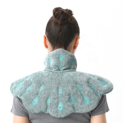 Export Rehabilitation Reusable Neck Microwave Heating Wrap For Hostipal Pain Relief