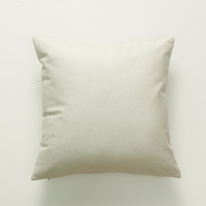 White Leather Cloak Nature Lines Polyester Pillow Cover