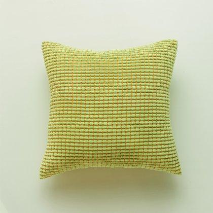 Custom Fluorescent Green Corns Polyester Fabric Throw Pillow Covers Supplier