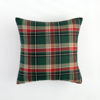 Santa Festival Cotton Green and Red Strips Pillow Case For Sale